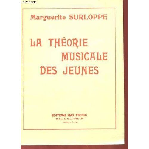 La Theorie Musicale Des Jeunes