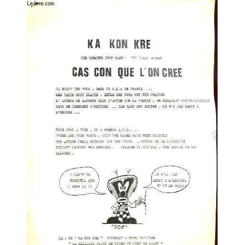 Ka Kon Kre - Cas Con Que L'on Cree