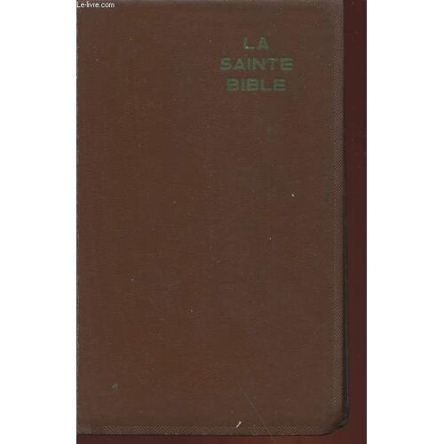 La Sainte Bible