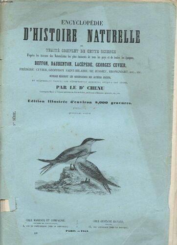 Encyclpedie D'histoire Naturelle Ou Traite Complet De Cette Science - 5° Serie