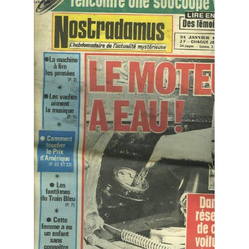Nostradamus L'hebdomadaire De L'actualite Mysterieuse - N°94