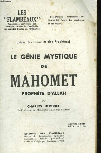 Le Genie Mystique De Mahomet Prophete D'allah