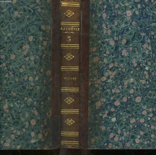 Oeuvres De M. J. Chenier - Tome 3 - Poesies
