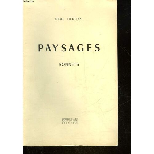 Paysages - Sonnets