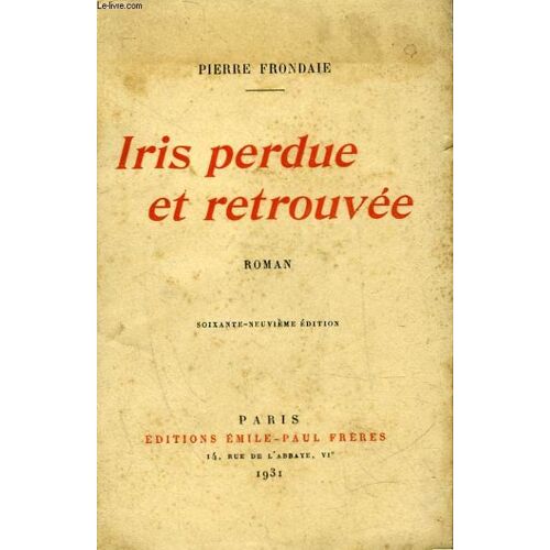 Iris Perdue Et Retrouvee