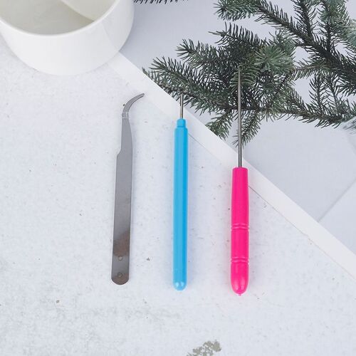 Pince À Épiler Quilling Aiguilles Fendue Stylo Trousse À Outils Quilling Papier Bricolage Ensemble Pour Salle De Classe Boutique Mariage Fête Décoration Papier Outil