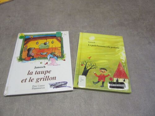 2 Janosch Le Petit Homme A La Pomme ; La Taupe Et Le Grillon