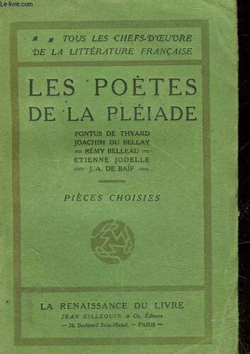 Les Poetes De La Pleiade