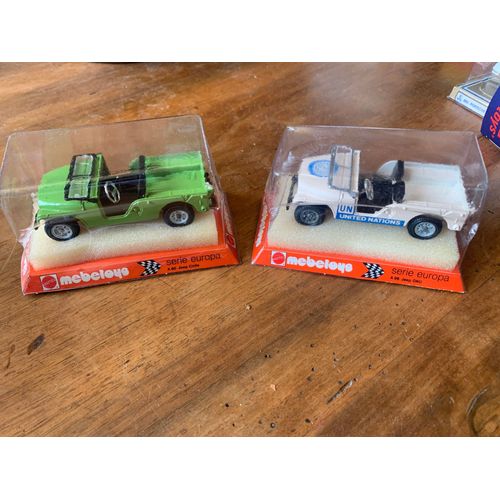 Lot De 2 Jeep Civile Série Europa Mebetoys Mattel-Mattel