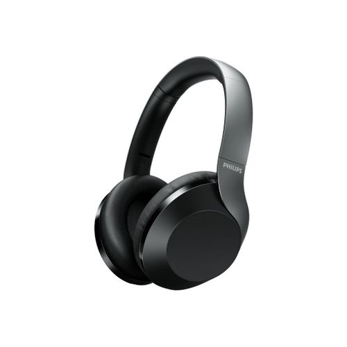 Philips Performance TAPH805BK - Écouteurs avec micro - circum-aural - Bluetooth - sans fil - Suppresseur de bruit actif - jack 3,5mm - noir