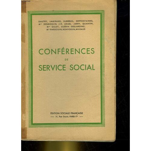 Conferences De Service Social