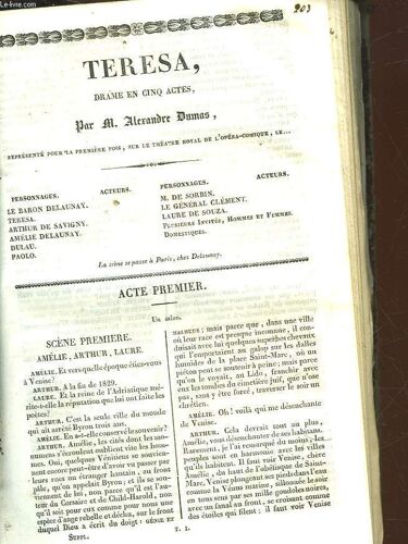 Teresa - Drame En 5 Actes