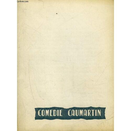 1 Programme - Comedie Caumartin - Boeing-Boeing