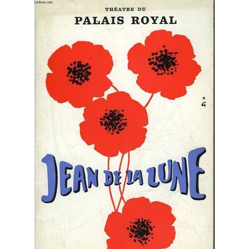 1 Programme - Tehatre Du Palais Royal - Jean De La Lune