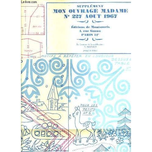 Supplement Mon Ouvrage Madame N°227