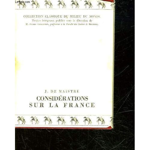 Consideration Sur La France