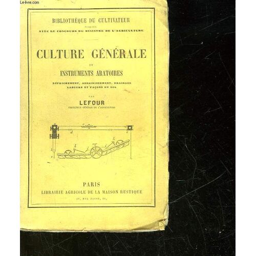 Culture Generale Et Instruments Aratoires