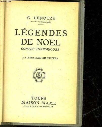 Legendes De Noel - Contes Historiques