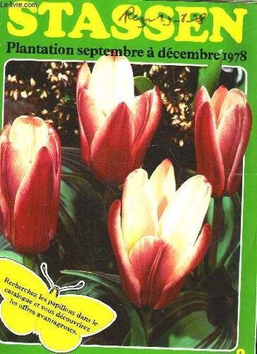 Stassen - Plantation Septembre A Decembre 1978 - Catalogue