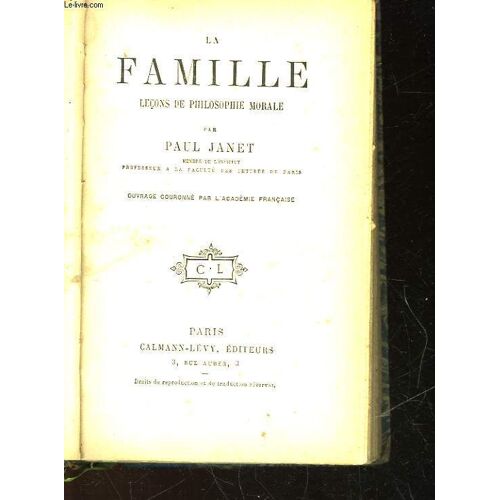 La Famille Lecon De Philosophie Morale