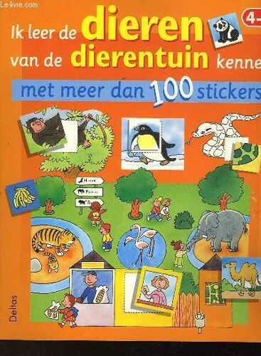 Ik Leer De Dieren Van De Dierentuin Kennen Met Meer Dan 100 Stikers