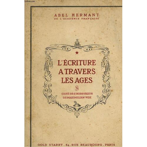 L'écriture À Travers Les Âges