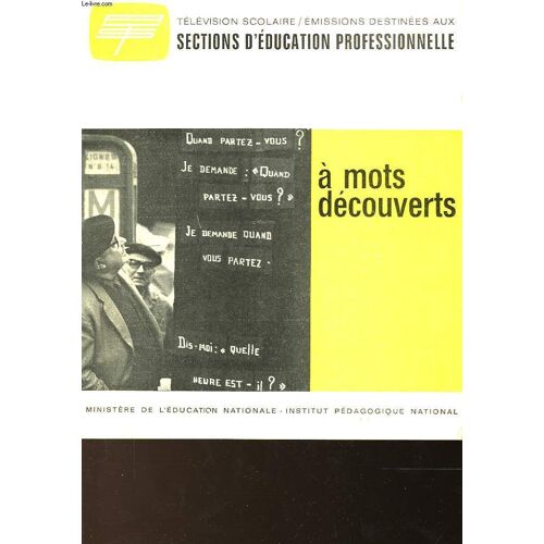 A Mots Decouverts