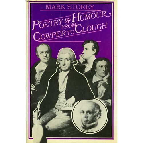 Poetry And Humour From Cowper To Clough