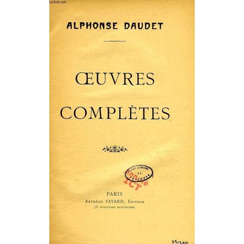 Oeuvres Completes