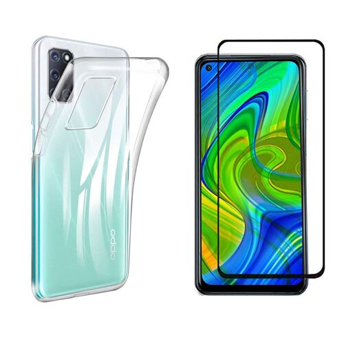 Protection Intégrale 360 Degres Oppo A72 : Coque Gel De Protection En Tpu Invisible Arrière Transparente Et Protection Écran Full Cover Noir New Oppo A72 - Accessoires Pochette Case