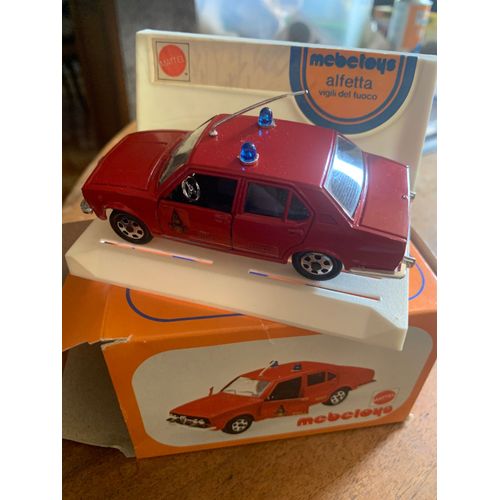 Alfetta Vigili Del Fuoco Mebetoys Mattel Rouge-Mattel