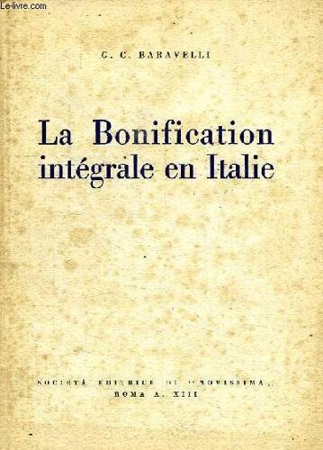 La Bonification Integrale En Italie