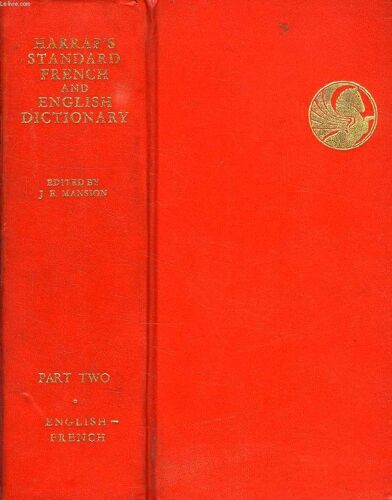 Standard French And English Dictionary