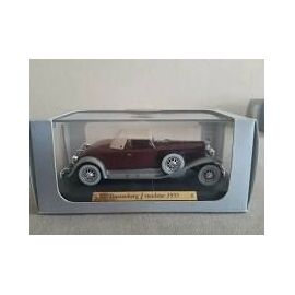 Miniature Duesenberg SJN Cabriolet Coupé 1936 - Minichamps 1/43, Résine