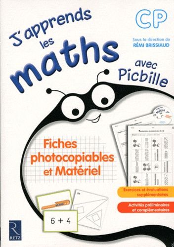 J'apprends Les Maths Avec Picbille Cp - Fiches Photocopiables Et Matériel