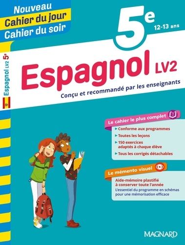 Espagnol Lv2 5e + Mémento