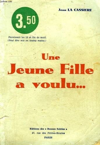 Une Jeune Fille A Voulu