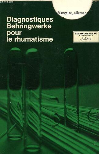 Diagnostiques Behringwerke Pour Le Rhumatisme