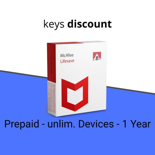 Mcafee Lifesave (Pc Illimités - 1 An)