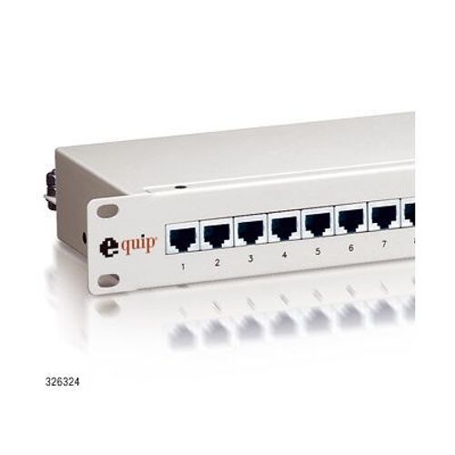 equip - Tableau de connexions - noir - 1U - 19" - 16 ports