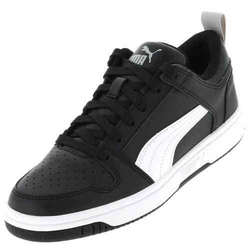 Chaussures Basses Cuir Ou Simili Puma Rebound Layup Lo Sl Blk Jr 92933 Noir