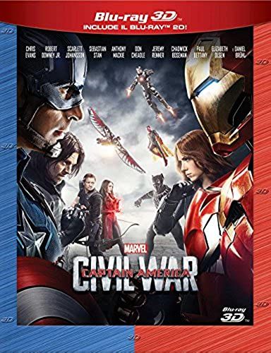 Captain America - Civil War (Blu-Ray 3d + Blu-Ray) Bluray Italian Import