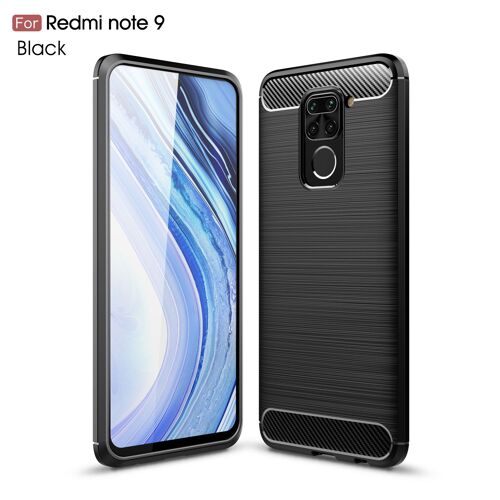 Coque XIAOMI Redmi Note 9 Technologie de Sérigraphie Prorotection Antichoc Étui Housse XIAOMI Redmi Note 9 Noir
