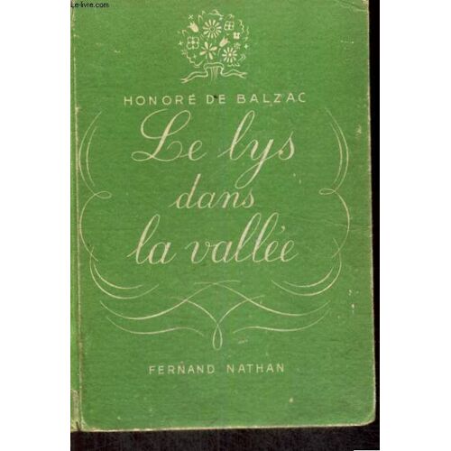 Le Lys Dans La Vallee - Collection Reves Et Aventures