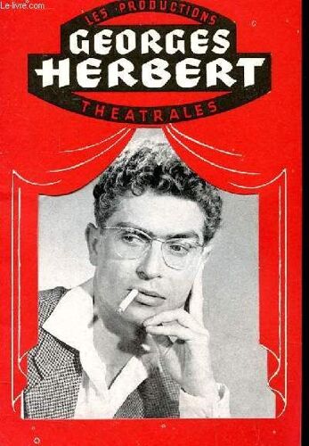 Programme De Theâtre : Jean De La Lune 3 Actes De Marcel Achard