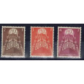 Luxembourg Europa Cept 1957 Neufs** Luxe
