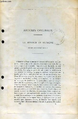 La Justice En Espagne Au 18e Siècle
