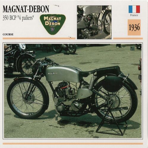 Fiche Moto Passion Magnat-Debon 350 Bcp 4 Paliers