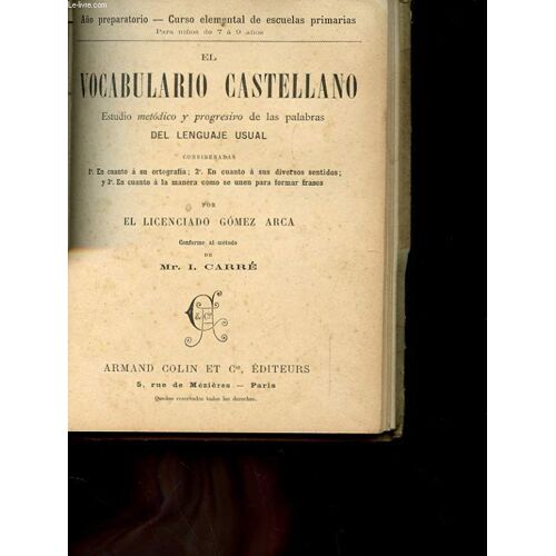 El Vocabulario Castellano