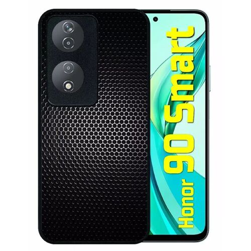 Coque Pour Honor 90 Smart - Texture Effet Tole - Silicone - Noir